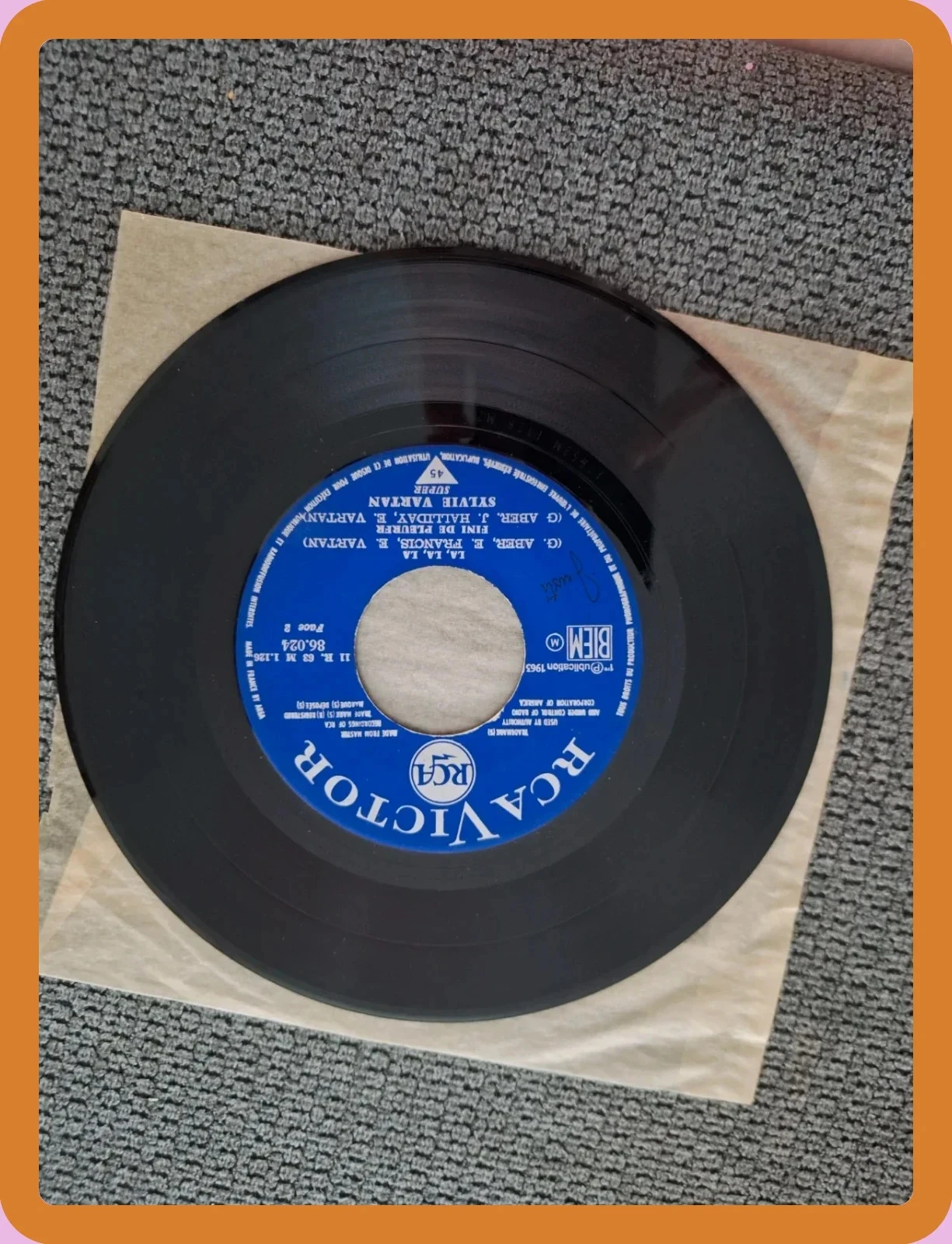 Vinil Super 45 Tours EP - Sylvie Vartan - Sylvie à Nashville - RCA Victor – photo 6
